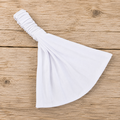 Extra-wide bandanna headband