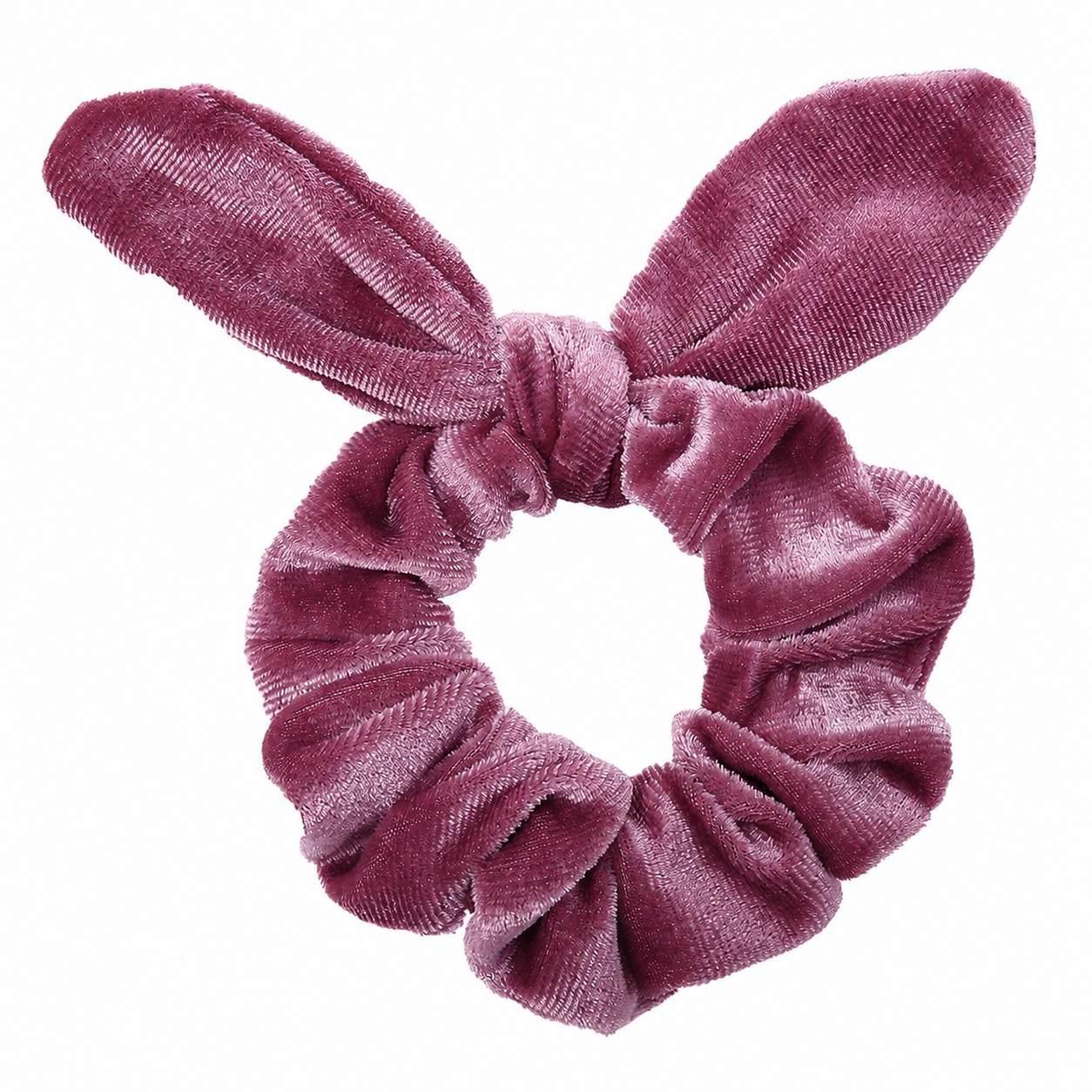 Velvet scrunchies with bow