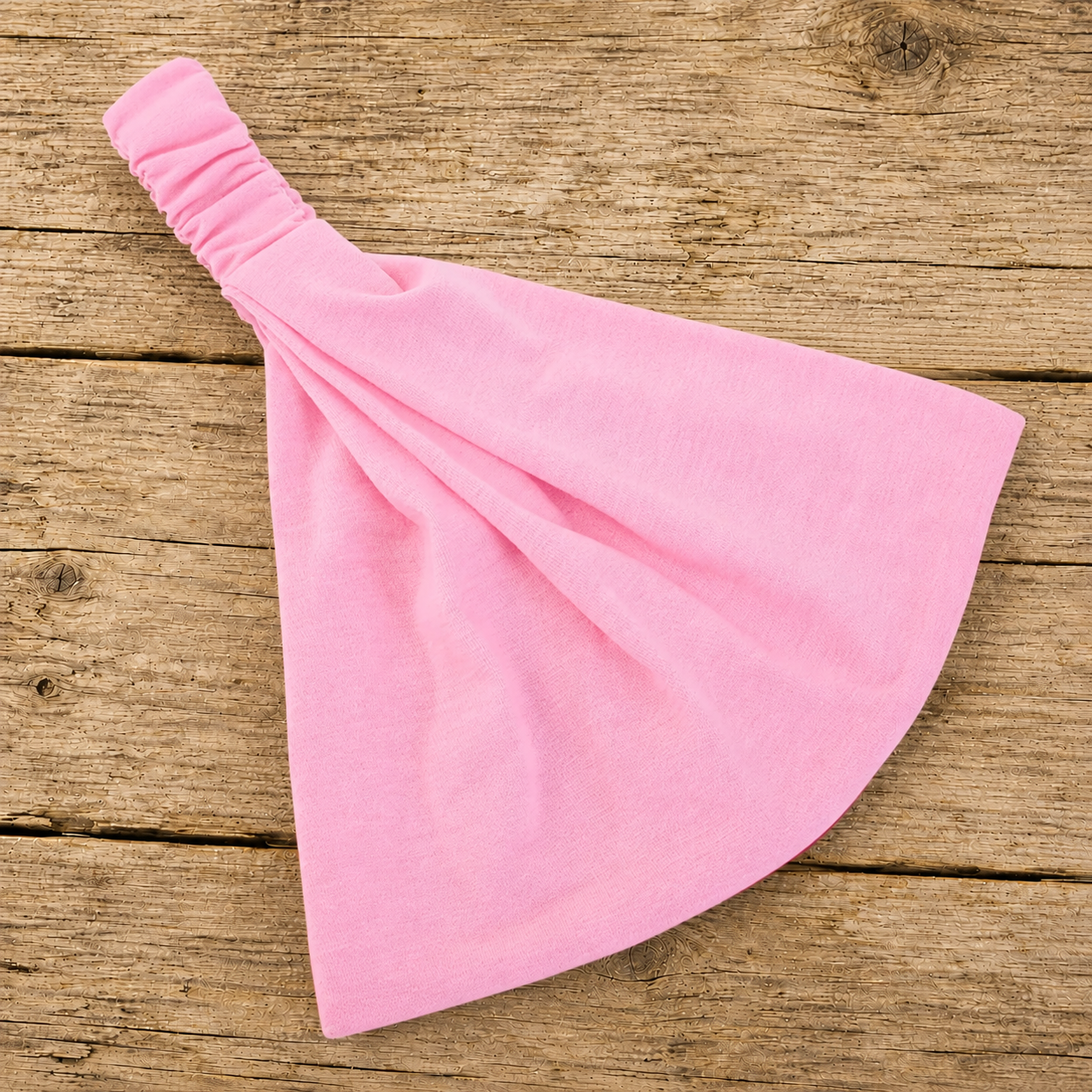 Extra-wide bandanna headband
