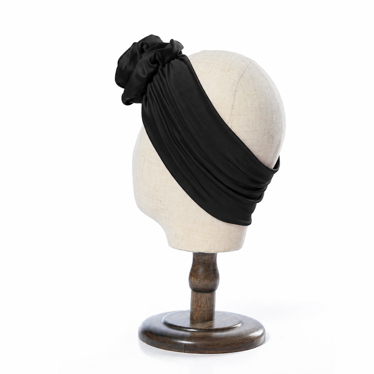 Large flower top loop hairband