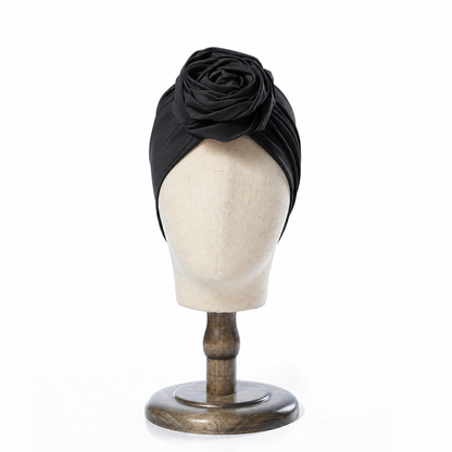 Large flower top loop hairband