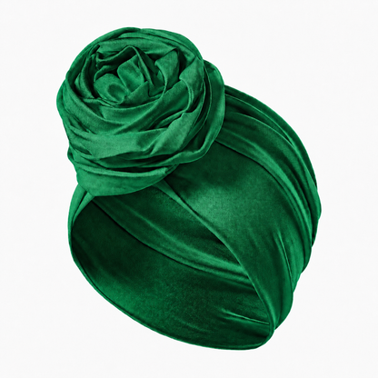 Large flower top loop hairband