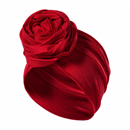 Large flower top loop hairband
