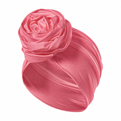 Large flower top loop hairband