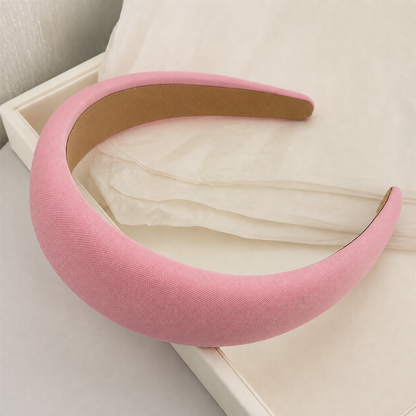 4cm-wide plain padded headband