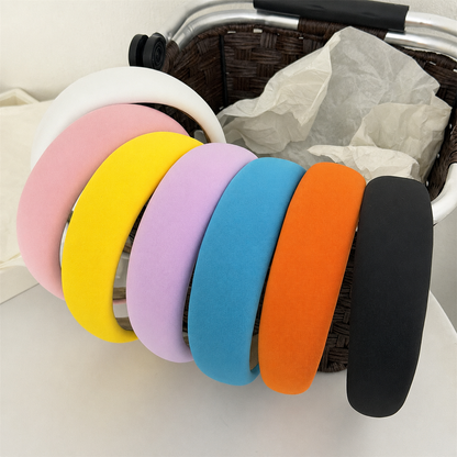 4cm-wide plain padded headband