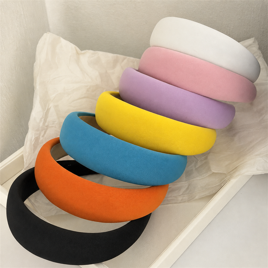 4cm-wide plain padded headband