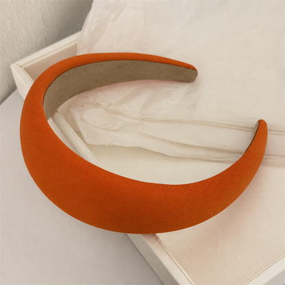 4cm-wide plain padded headband