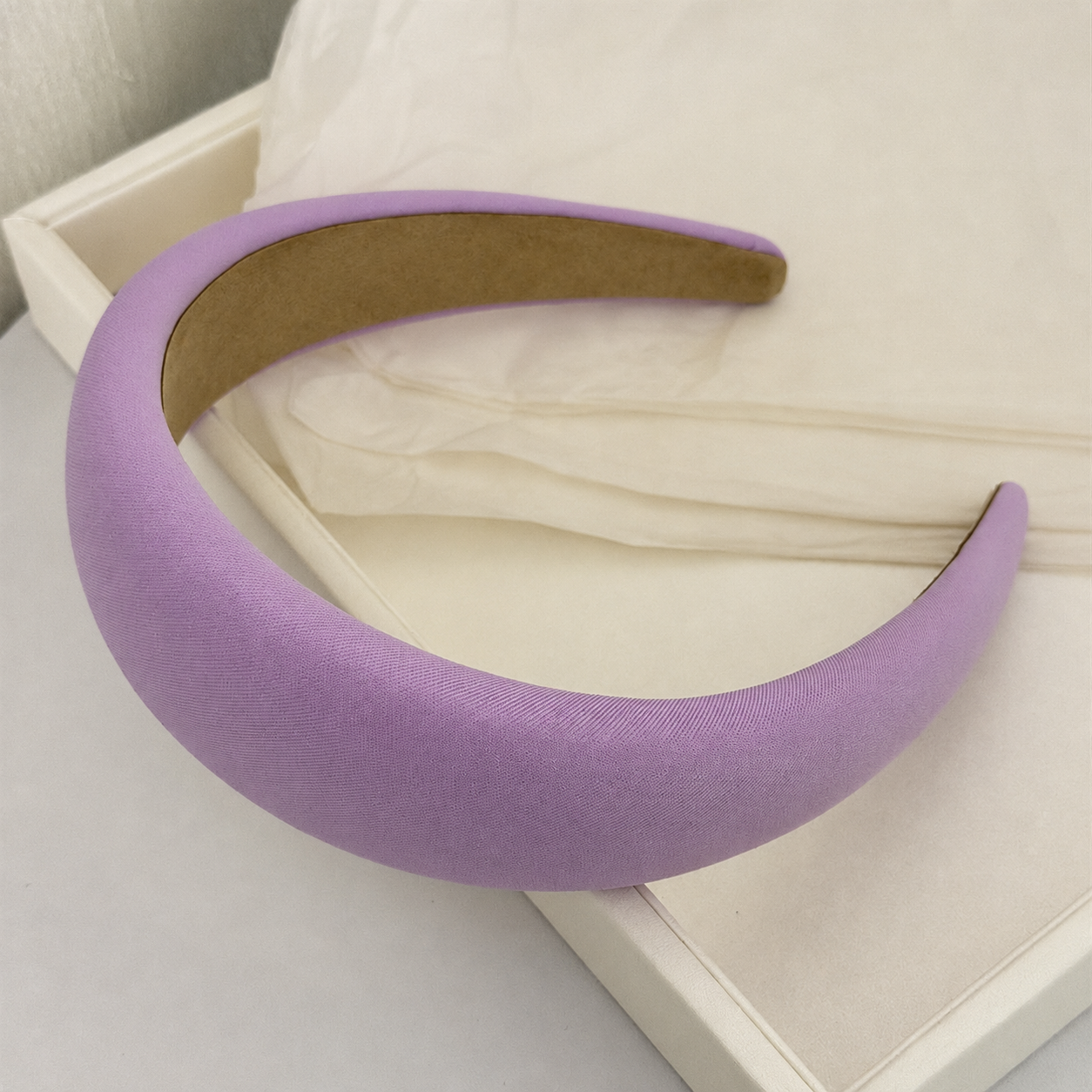 4cm-wide plain padded headband