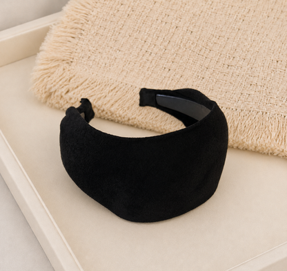 7cm flat dull velvet headband