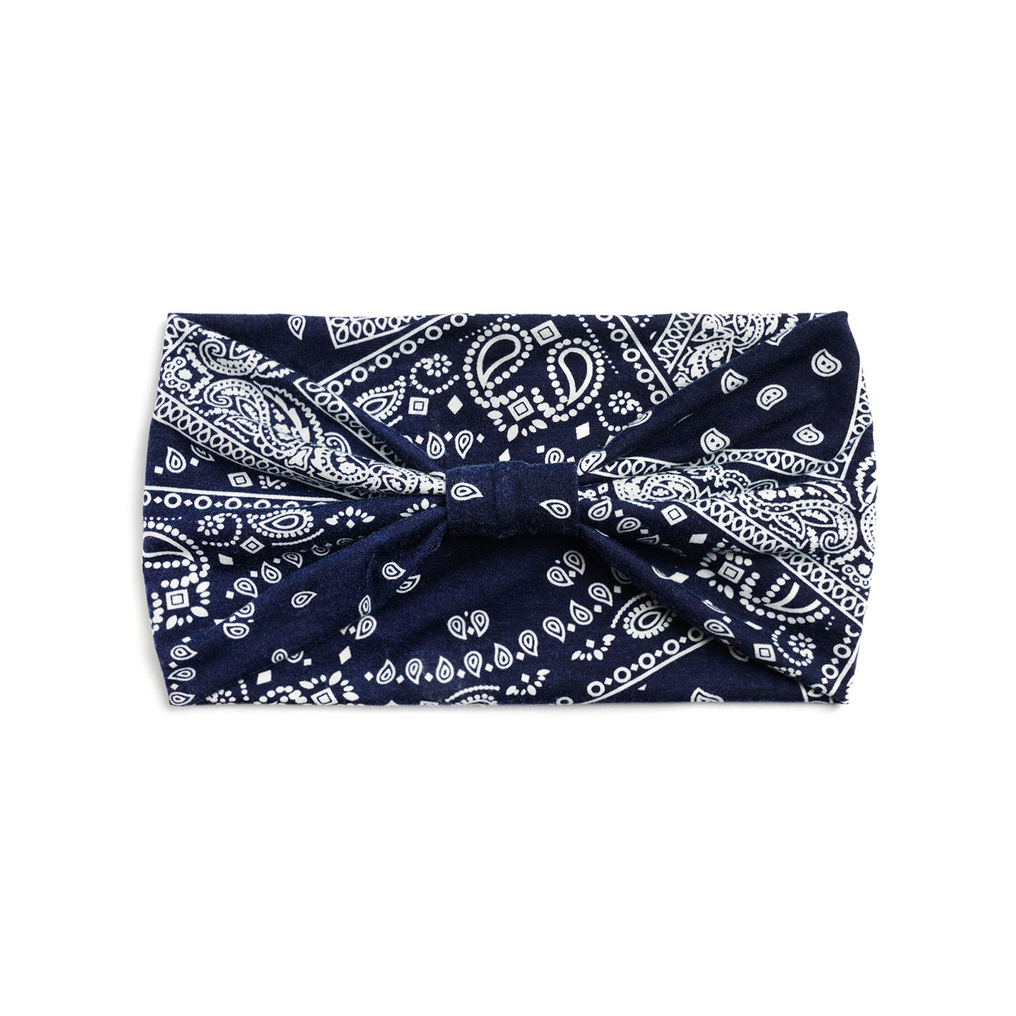 2-way floral paisley prints knotted bandanna headband