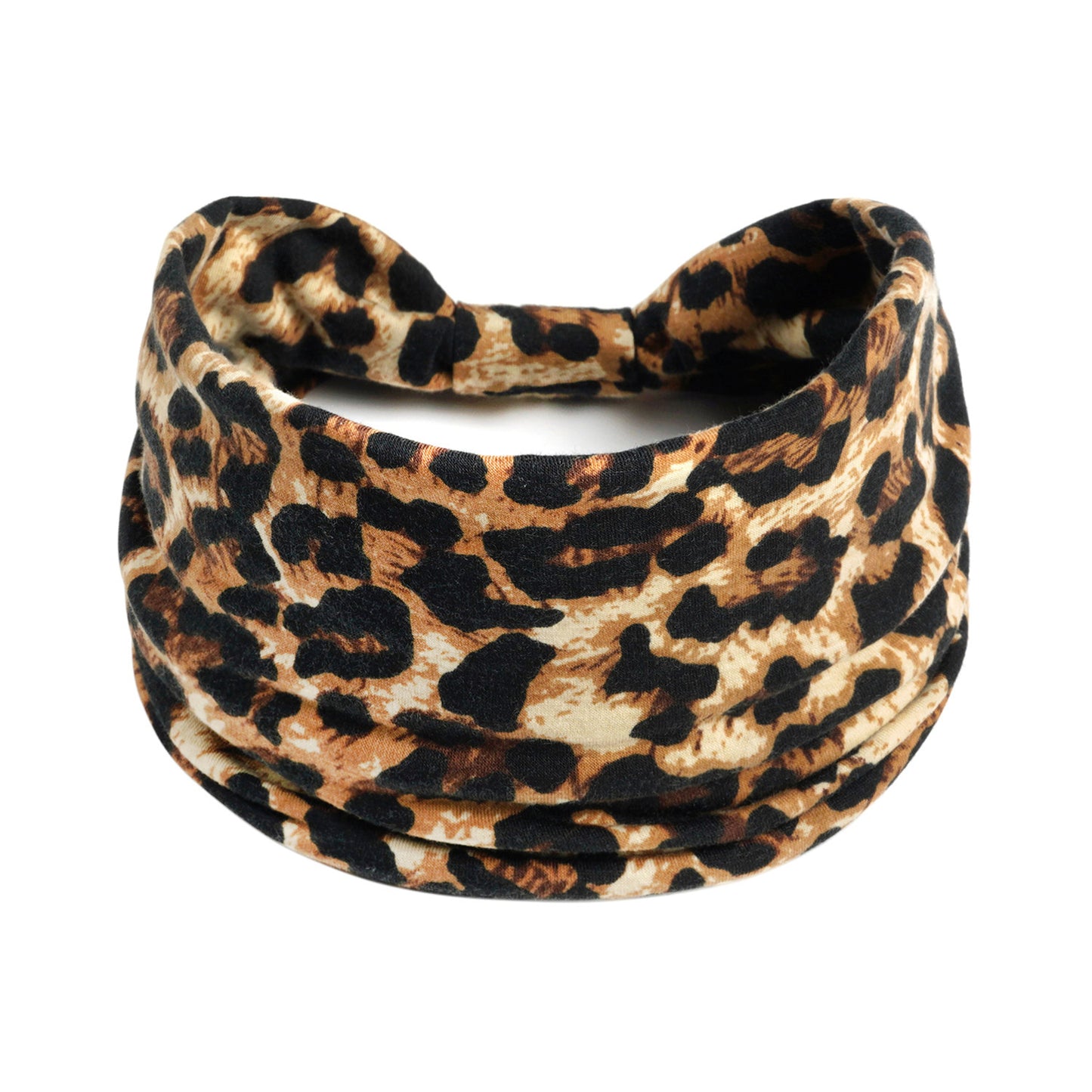 2-way leopard prints knotted bandanna headband