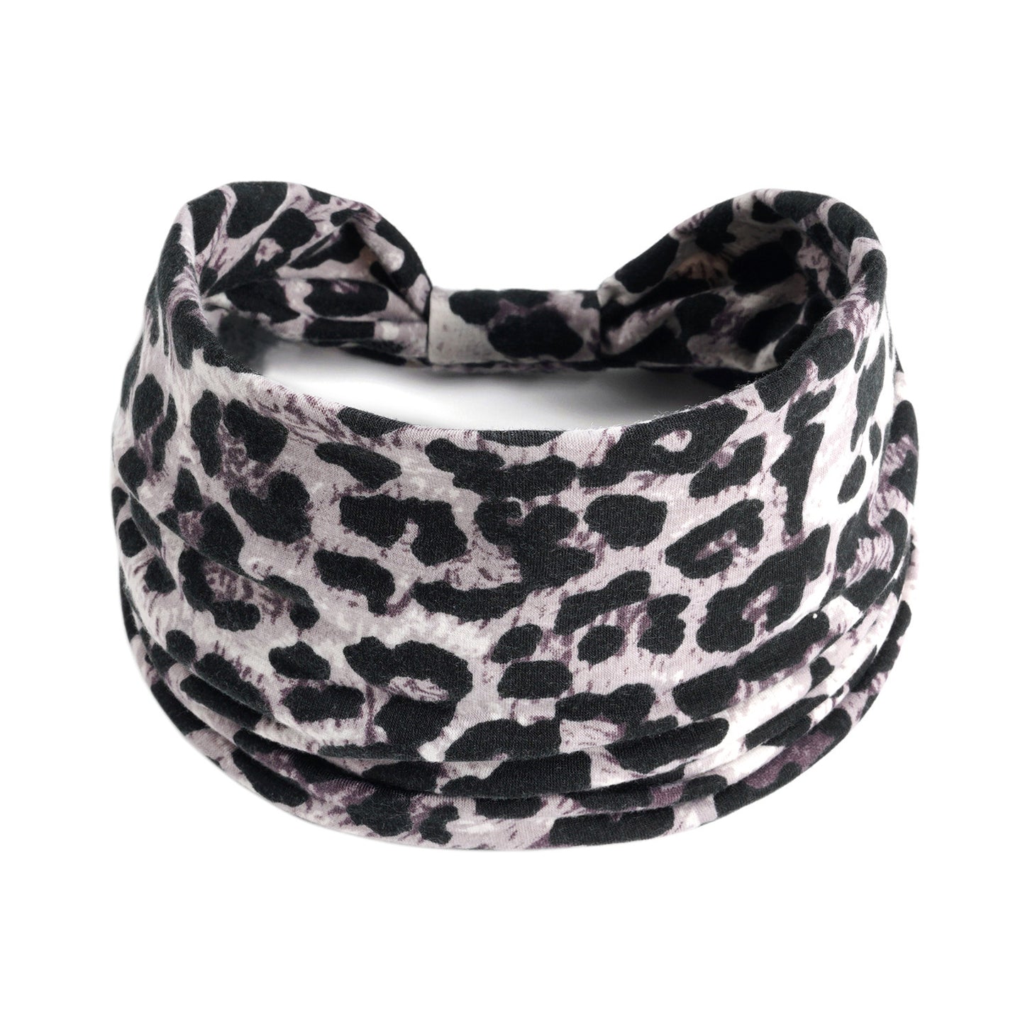 2-way leopard prints knotted bandanna headband