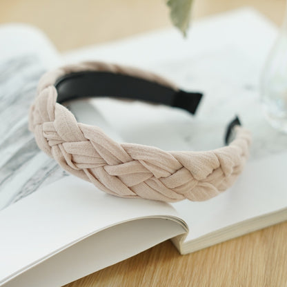 Cotton braided top headband