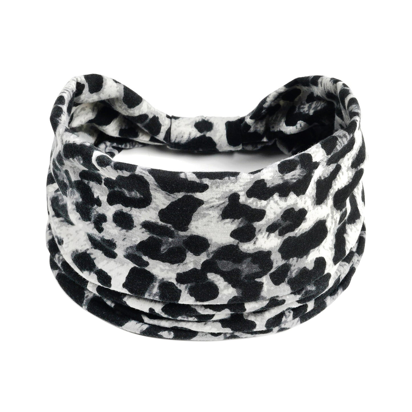 2-way leopard prints knotted bandanna headband