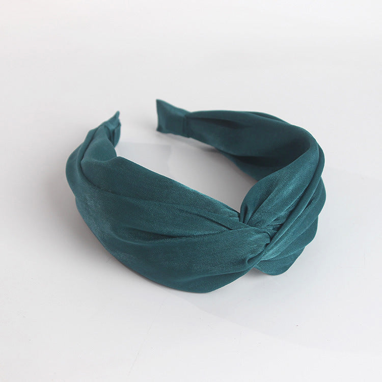 Twist top plain headband
