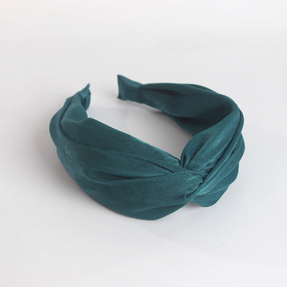 Twist top plain headband