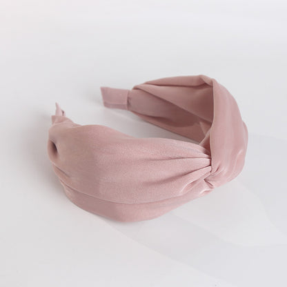 Twist top plain headband
