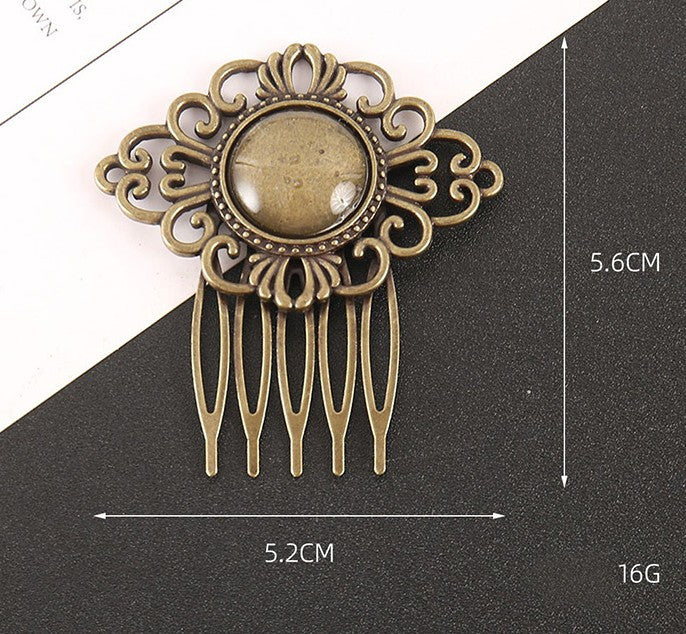Bronze hair comb