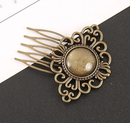 Bronze hair comb