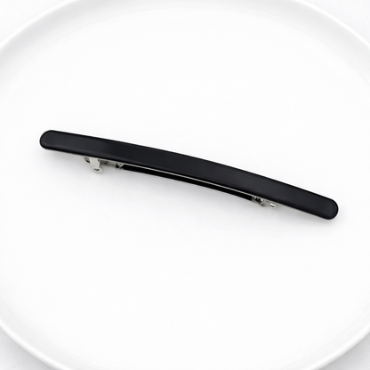 Super slim resin hair barrette