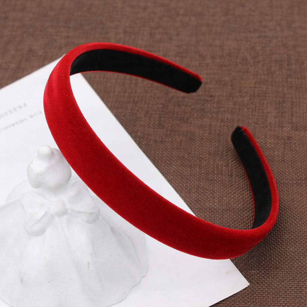 Velvet headband