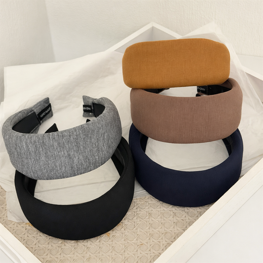 Plain wide headband