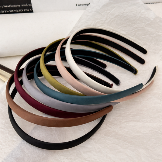 Glossy slim headband