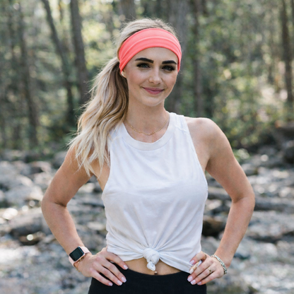 Plain tapered bandanna headband