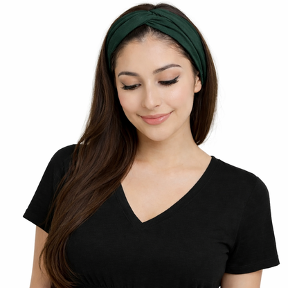 Cotton plain turban headband