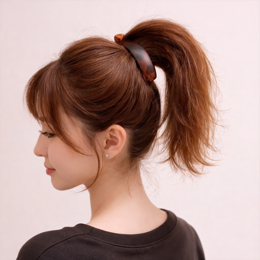 Acrylic banana hair clip