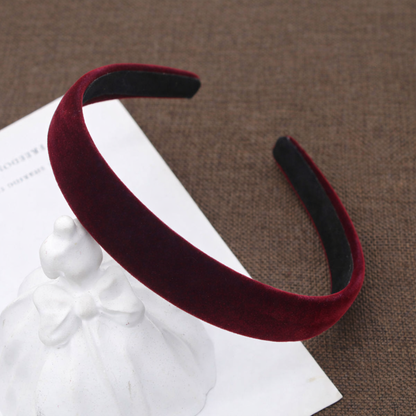 Velvet headband
