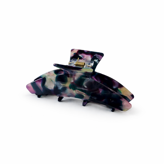 Multicoloured hair claw