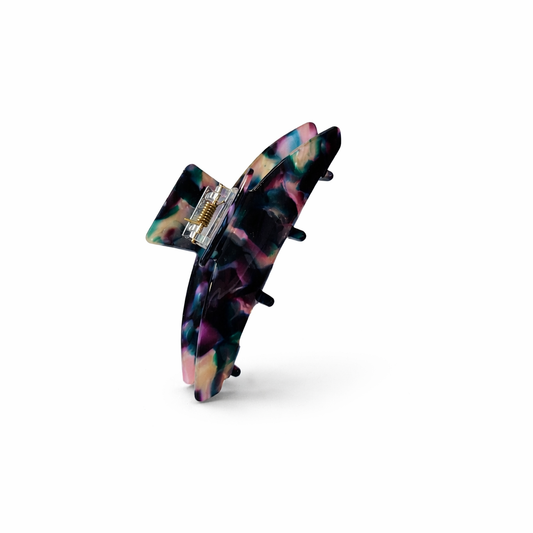 Multicoloured hair claw