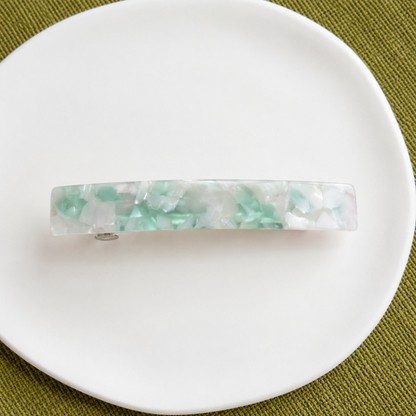 Small resin hair barrette