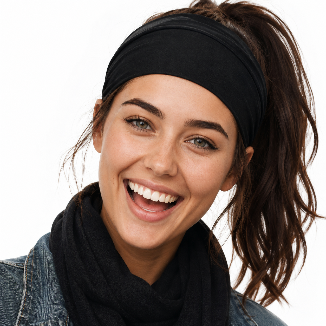 Extra-wide loop hair band