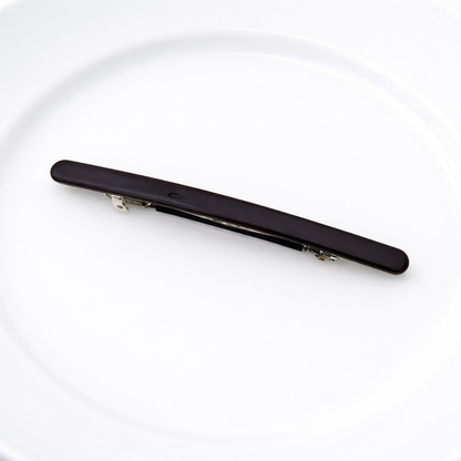 Super slim resin hair barrette