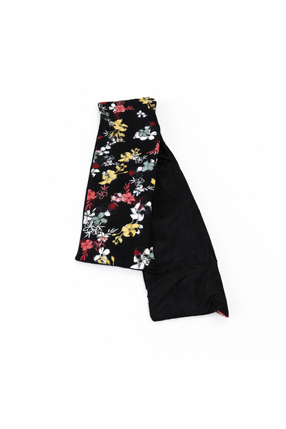 Extra-wide twist hair scarf