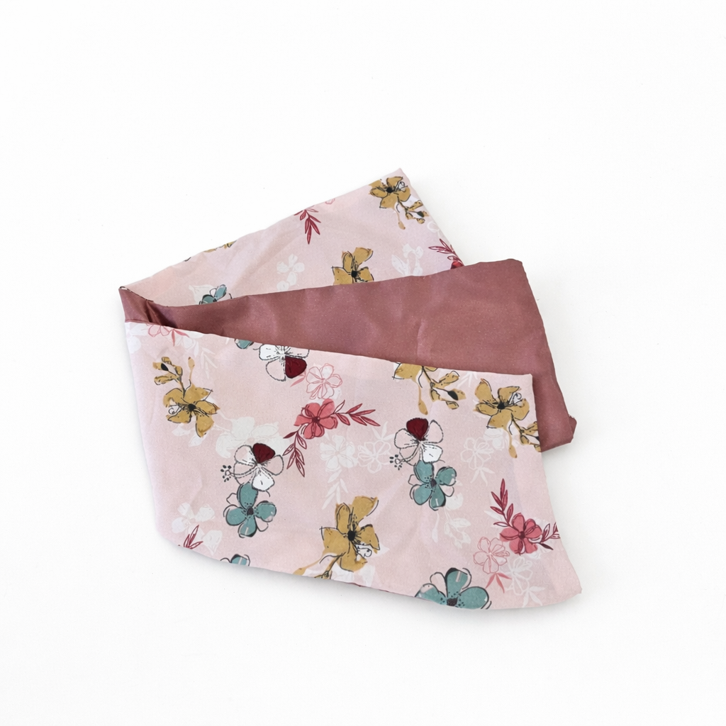 Extra-wide twist hair scarf