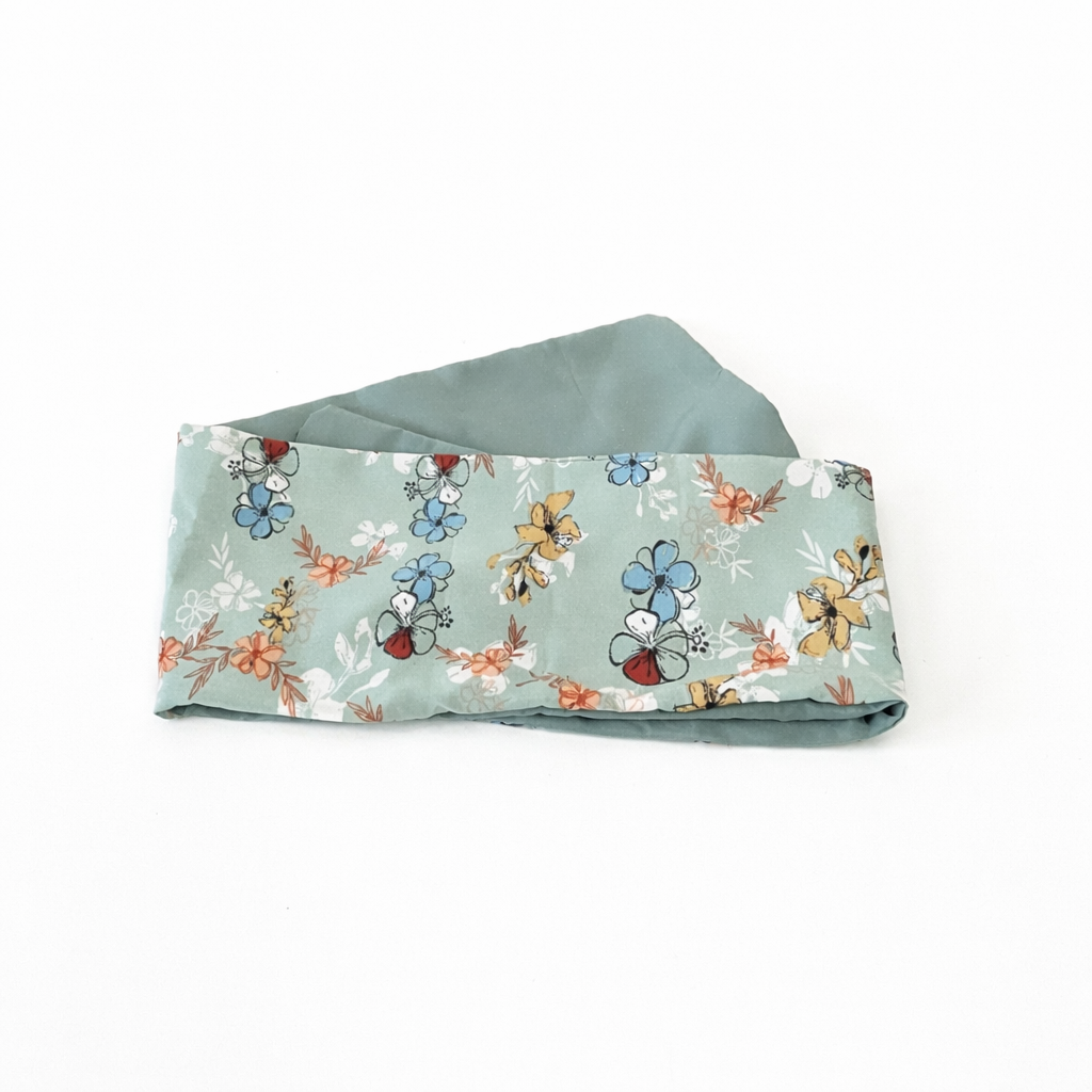 Extra-wide twist hair scarf