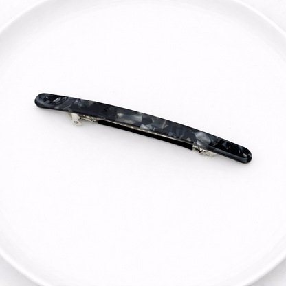 Super slim resin hair barrette