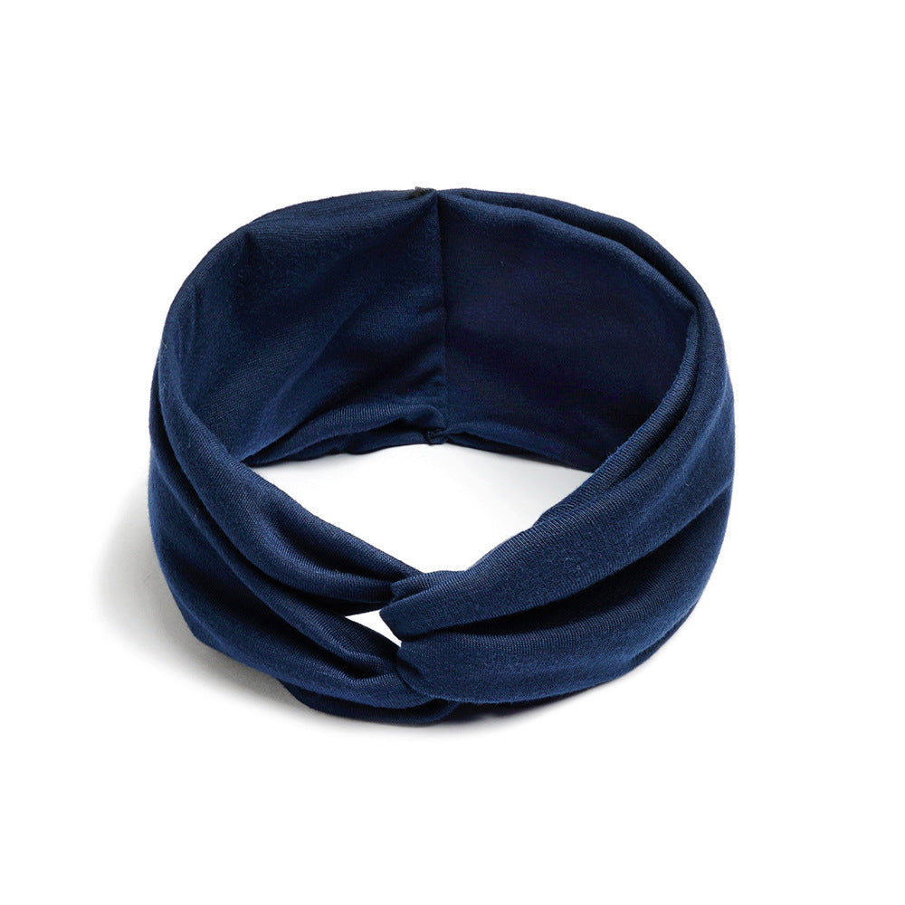 Cotton plain twist headband