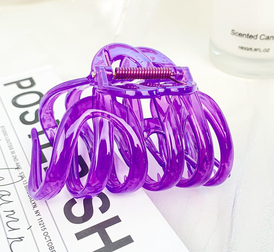 Acrylic wide hair claw