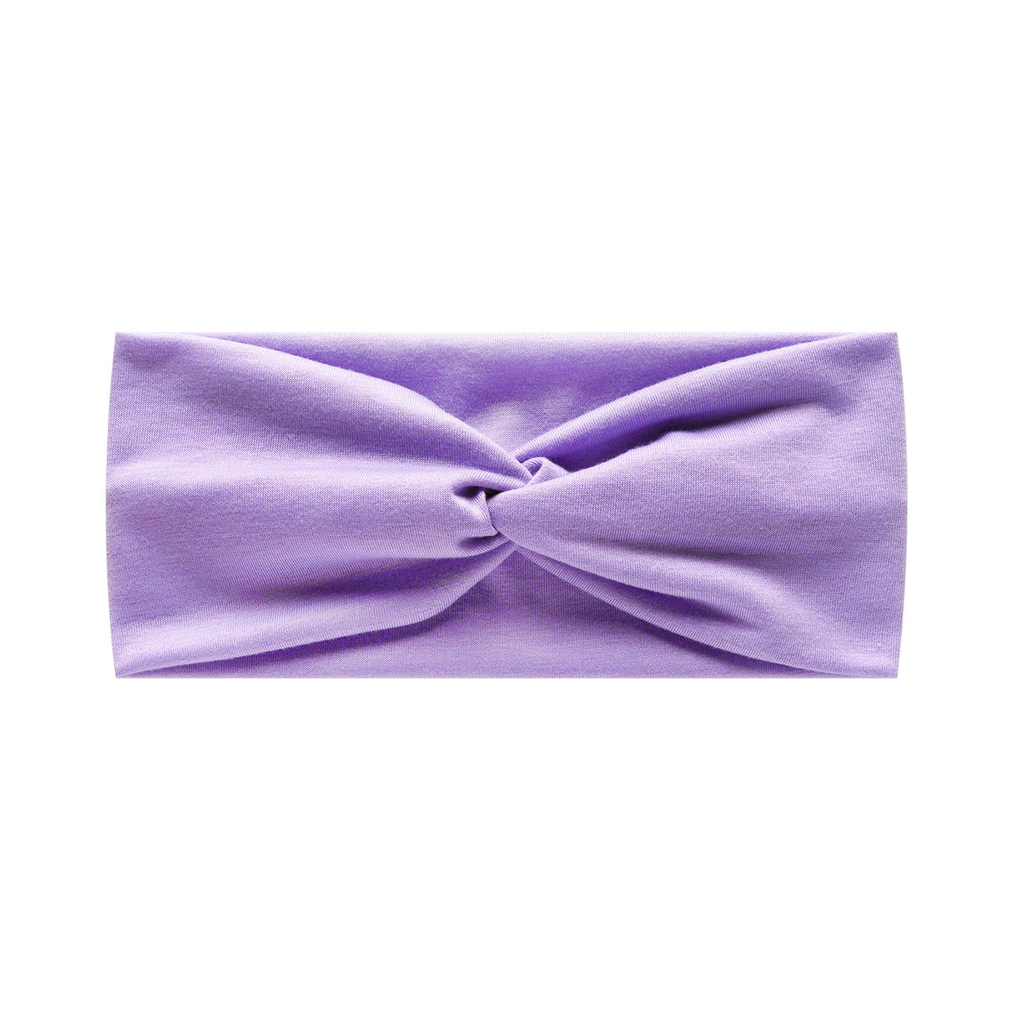 Twist front plain cotton thin headband