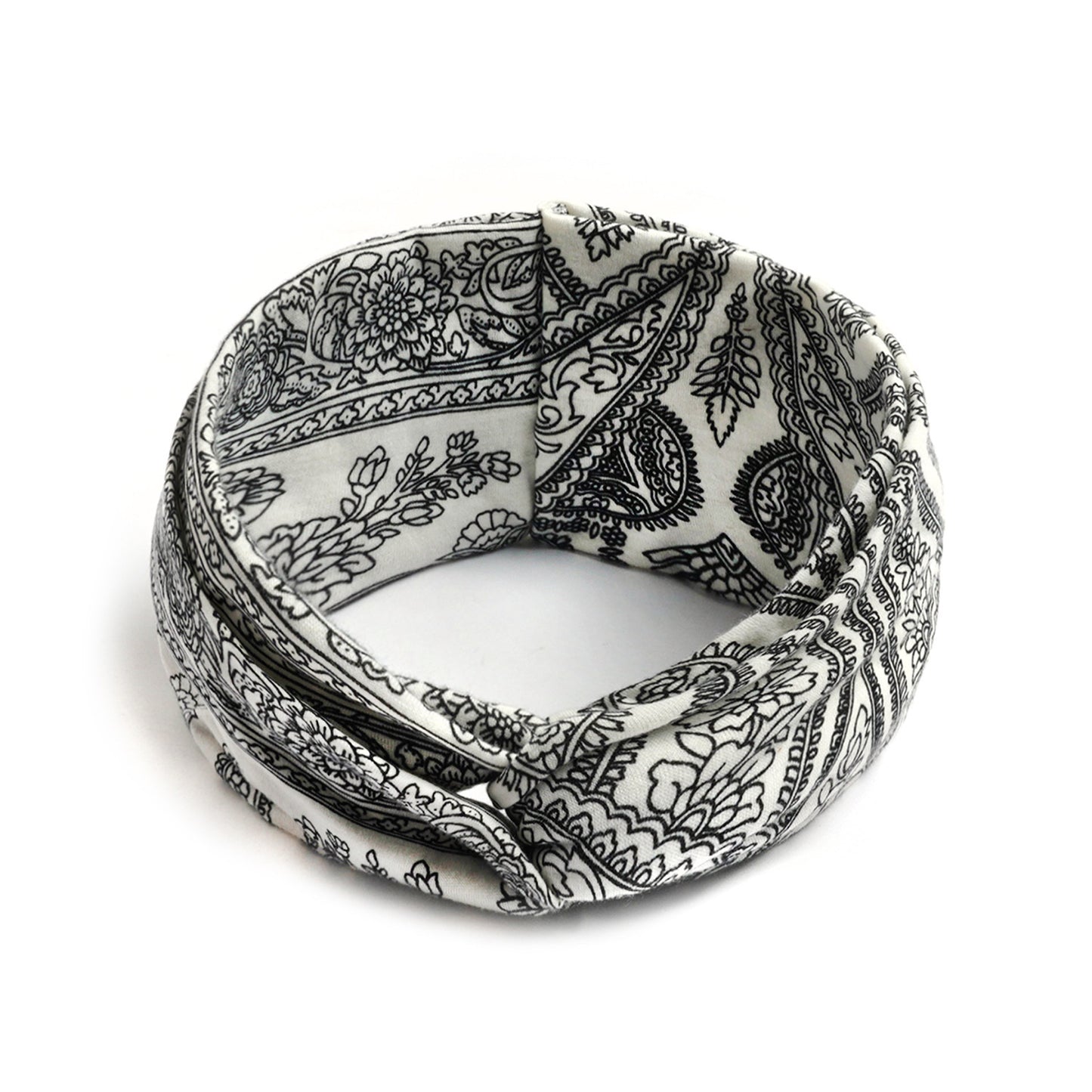 Bohemian style printed twist headband