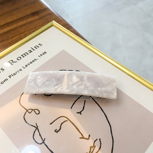 Resin hair barrette in multi colours