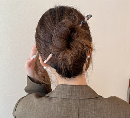 Resin long hair stick