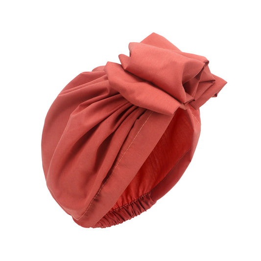 Folds front elastic hair cap