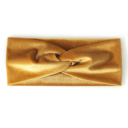 2-way twist front stretchy velvet headband