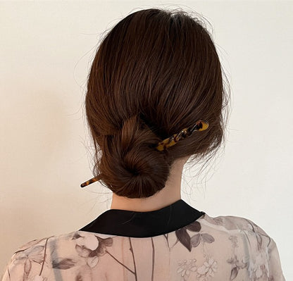 Resin long hair stick